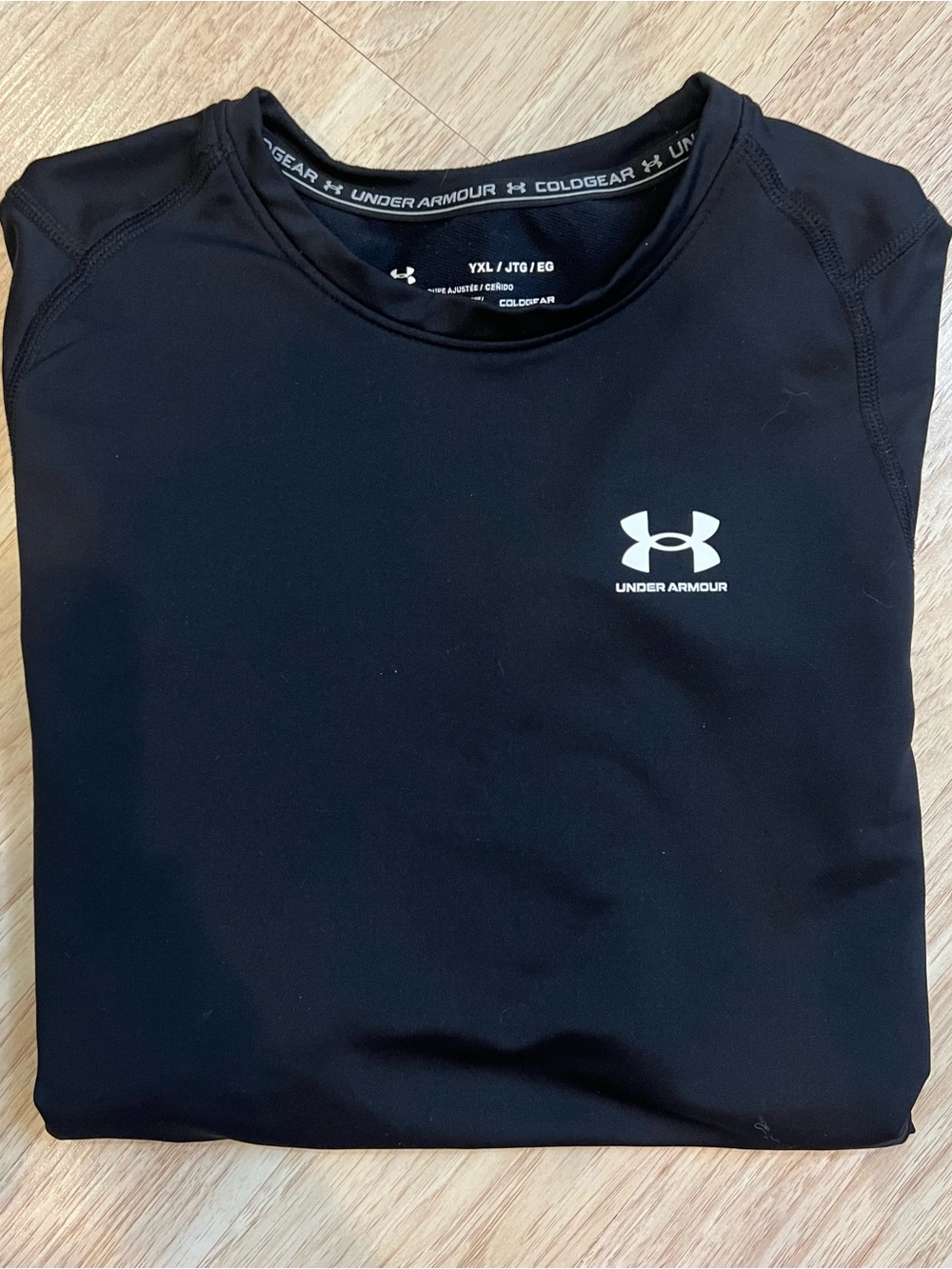 Under Armour Black ColdGear long sleeve Youth XL